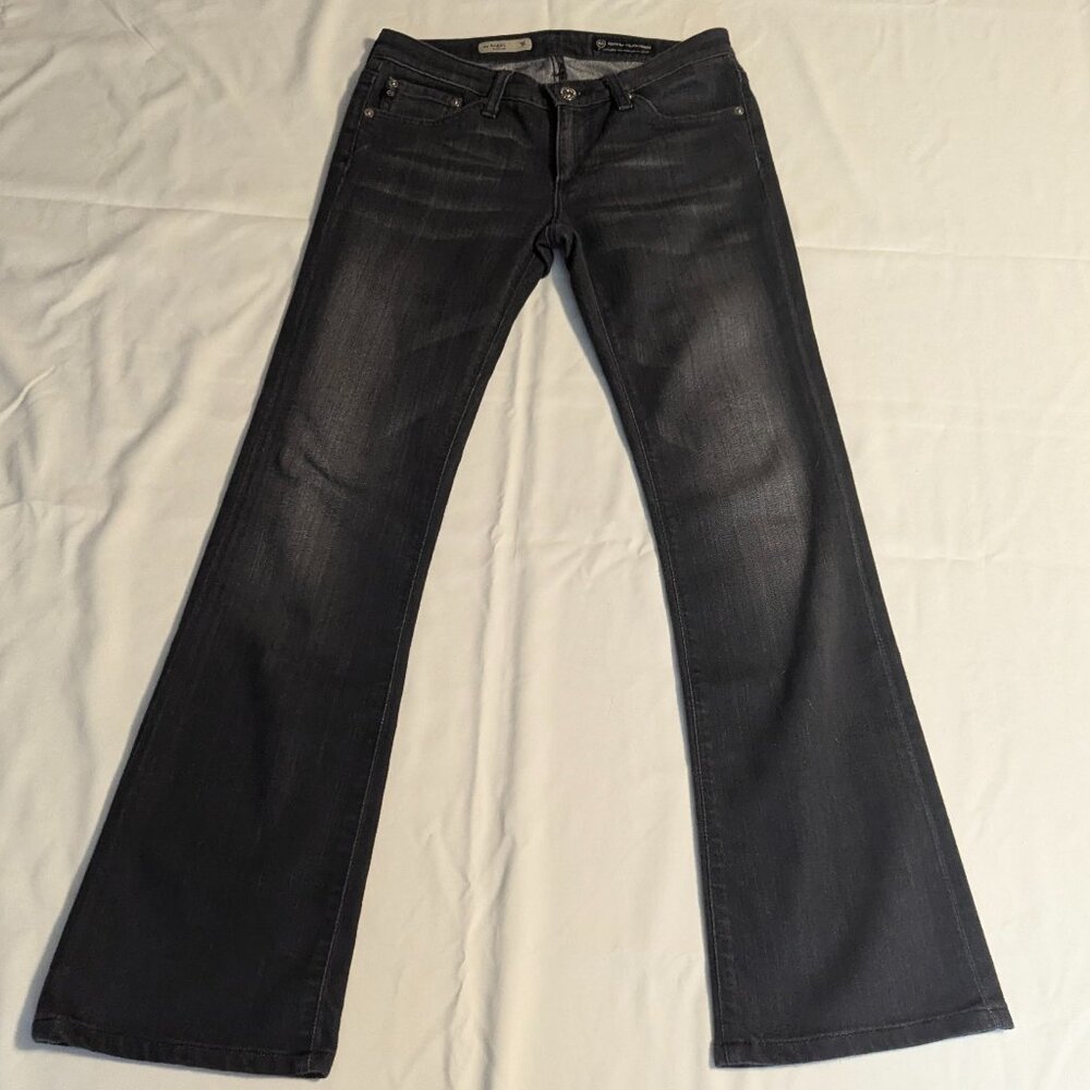 AG Adriano Goldschmied Size 26*R (Short) Dark Gray "The Angel" Boot Cut Jeans